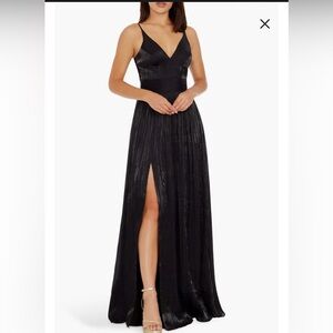 Danae Crinkle A-Line Gown